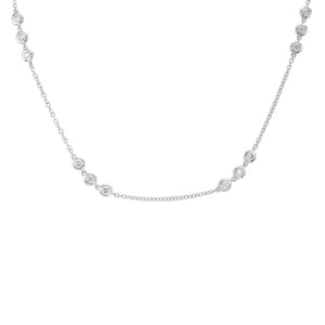 18k Gold & Diamond Chain Necklace