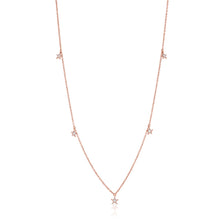 Load image into Gallery viewer, 14k Gold &amp; Diamond Star Necklace