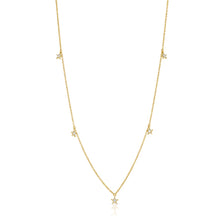 Load image into Gallery viewer, 14k Gold &amp; Diamond Star Necklace