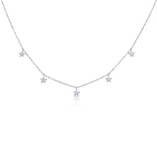 Load image into Gallery viewer, 14k Gold &amp; Diamond Star Necklace