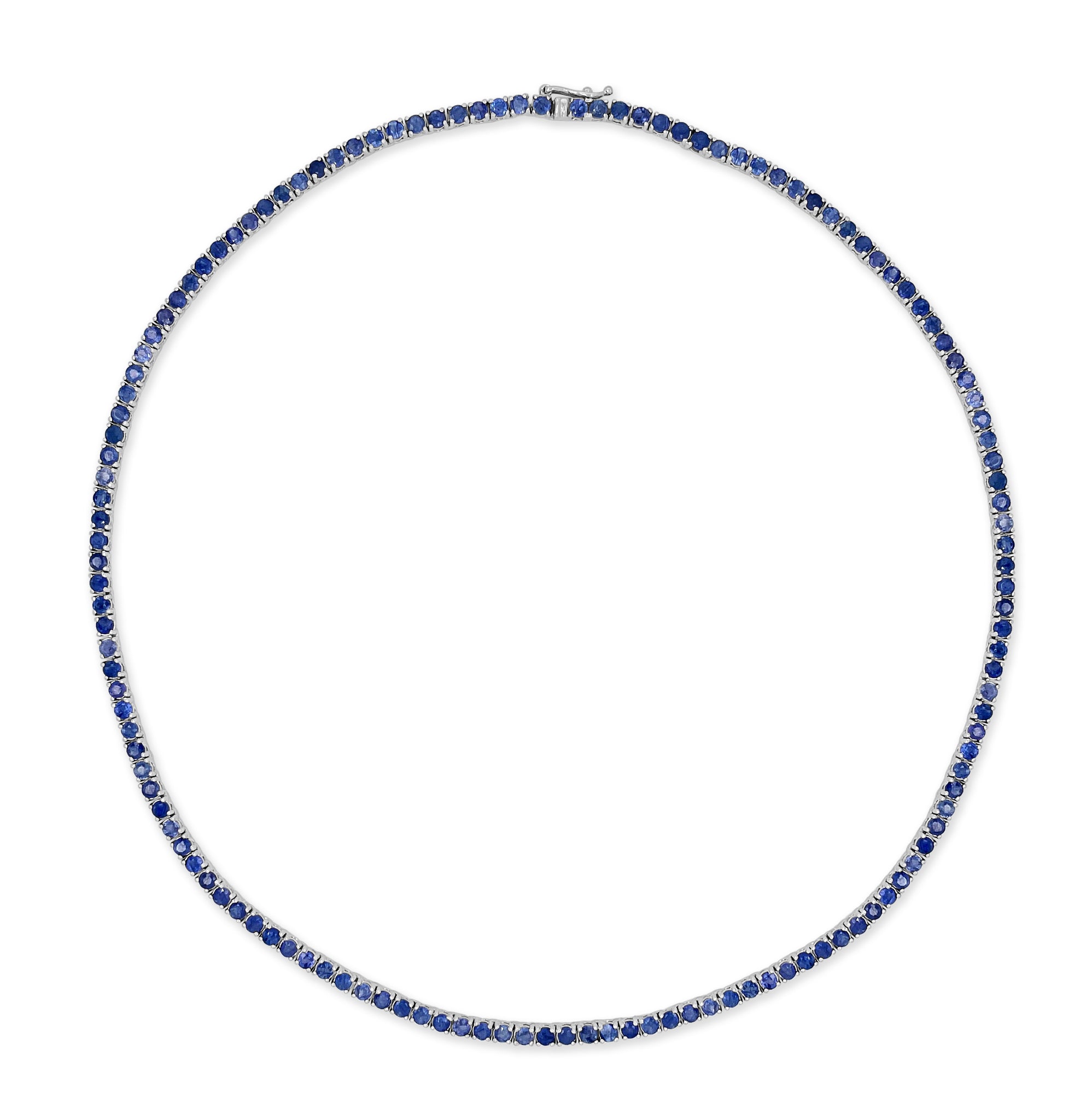 Ombré Sapphire Tennis Necklace – Lee Ann Jones, LLC