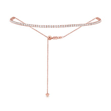 Load image into Gallery viewer, 14k Gold &amp; Diamond Adjustable Tennis Choker