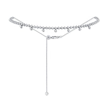 Load image into Gallery viewer, 14k Gold &amp; Diamond Adjustable Choker Necklace