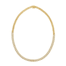 Load image into Gallery viewer, 14K Gold &amp; Diamond Curb Link Necklace