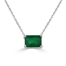 Load image into Gallery viewer, 14k Gold &amp; Green Emerald Necklace