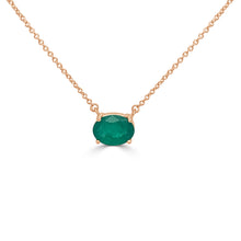Load image into Gallery viewer, 14k Gold &amp; Emerald Necklace