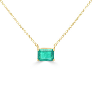 14k Gold & Emerald Necklace