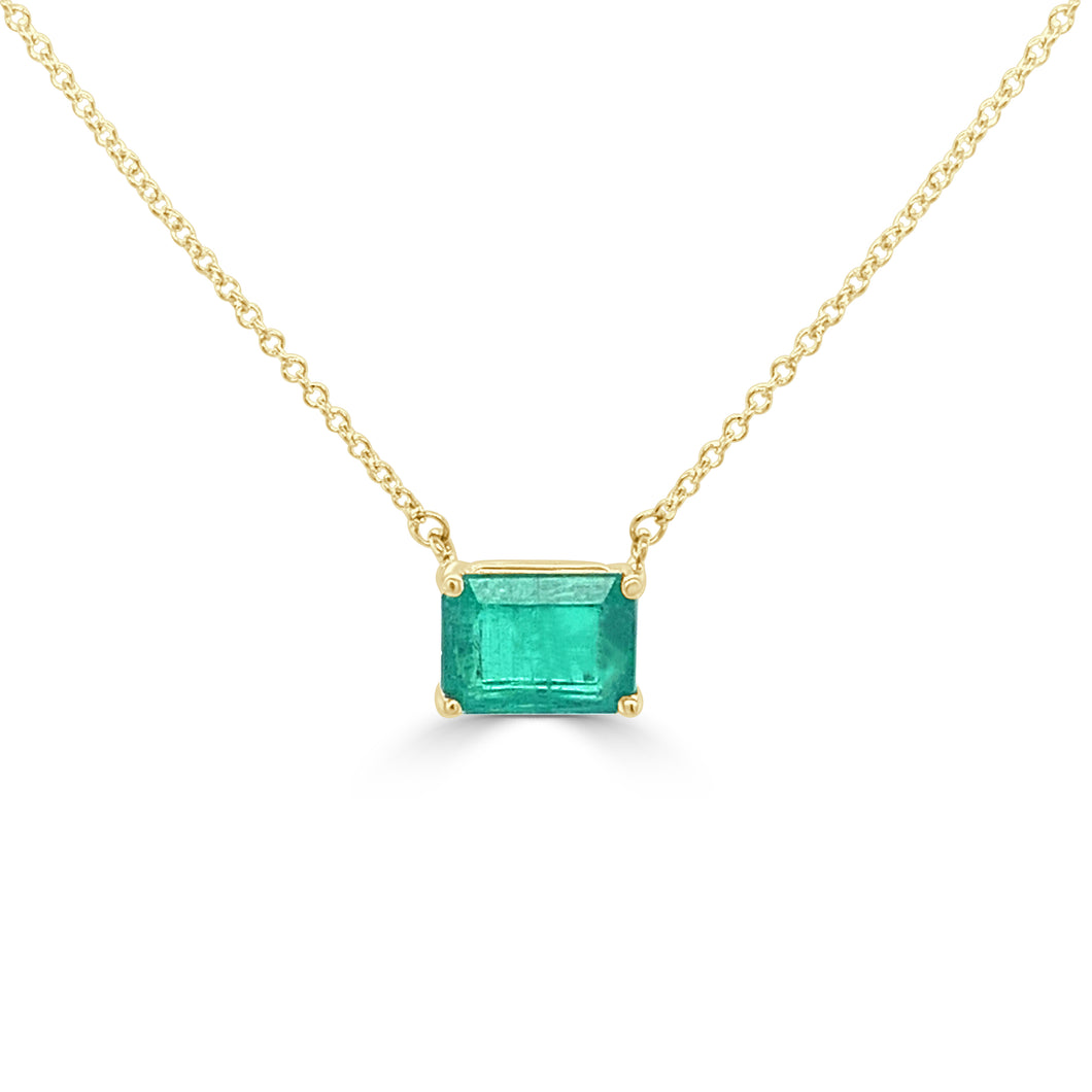 14k Gold & Emerald Necklace