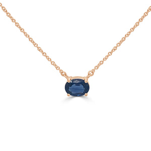 14k Gold & Sapphire Necklace