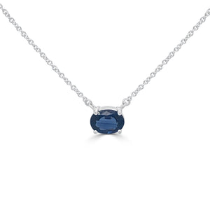 14k Gold & Sapphire Necklace