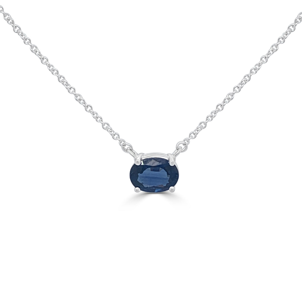 14k Gold & Sapphire Necklace