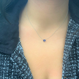 14k Gold & Sapphire Necklace
