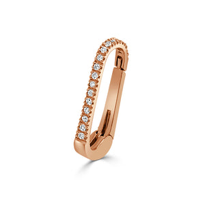 14k Gold & Diamond Charm Connector