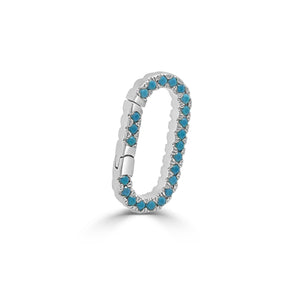 14k Gold & Turquoise Charm Connector