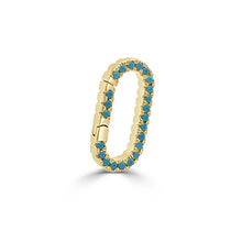 Load image into Gallery viewer, 14k Gold &amp; Turquoise Charm Connector