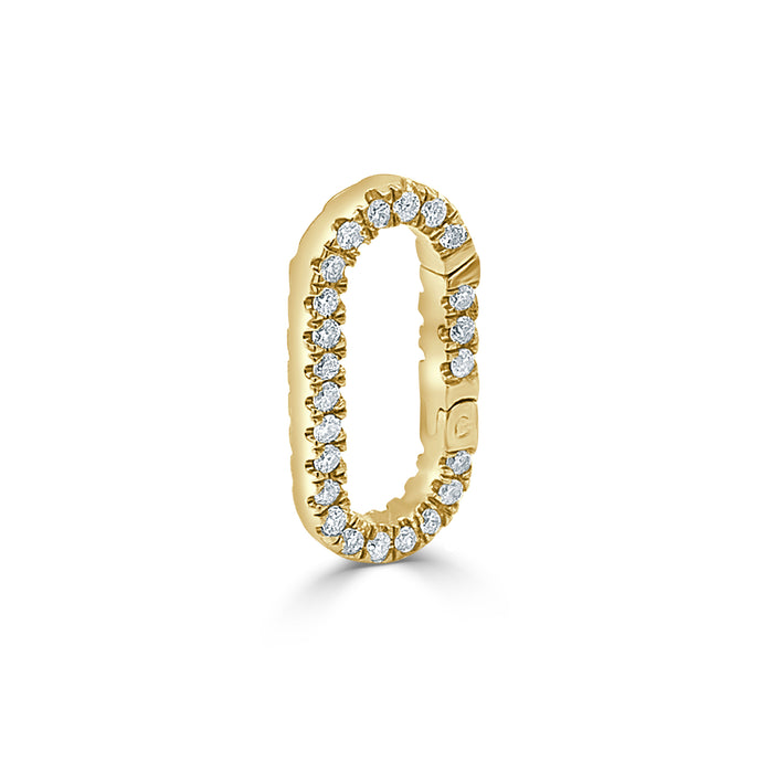 14k Gold & Diamond Charm Connector