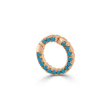 Load image into Gallery viewer, 14k Gold &amp; Turquoise Charm Connector