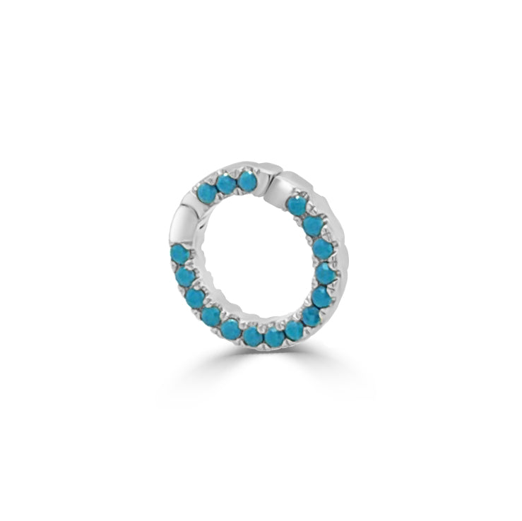 14k Gold & Turquoise Charm Connector