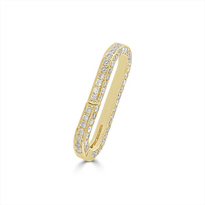 14k Gold & Diamond Charm Connector