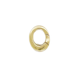 14k Gold Oval Connector Charm