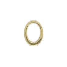 Load image into Gallery viewer, 14k Gold Oval Connector Charm
