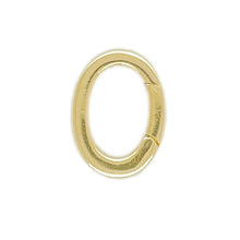 Load image into Gallery viewer, 14k Gold Oval Connector Charm