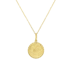 14k Gold Zodiac Necklace