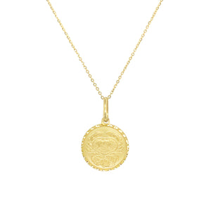 14k Gold Zodiac Necklace