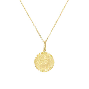 14k Gold Zodiac Necklace