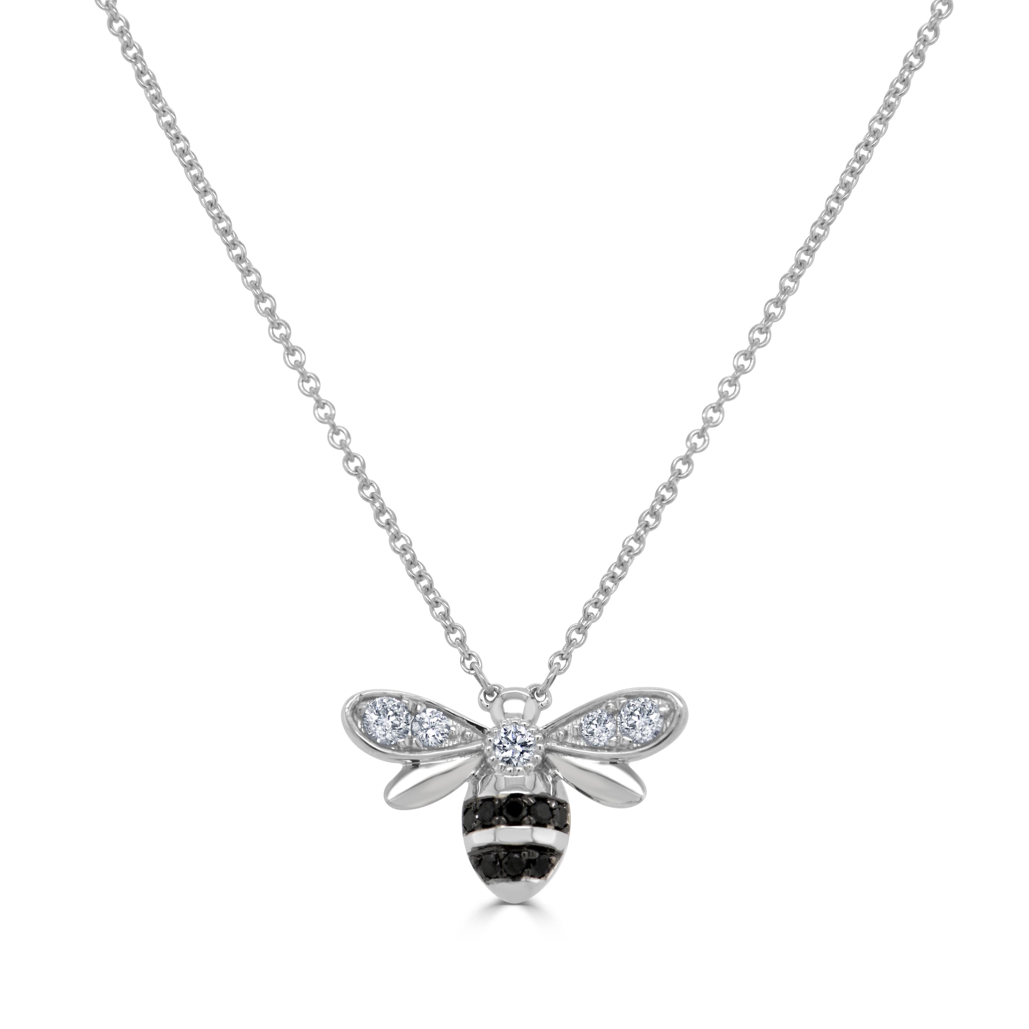 Diamond bumble cheap bee necklace