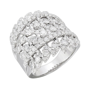 18k Gold & Diamond Cocktail Ring