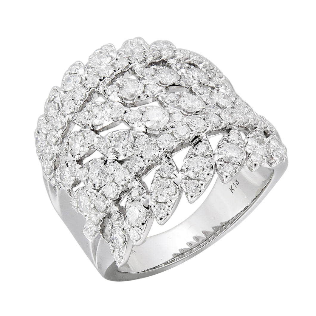 18k Gold & Diamond Cocktail Ring