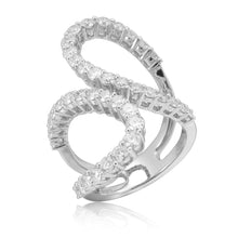 Load image into Gallery viewer, 18k Gold &amp; Diamond Open Ring