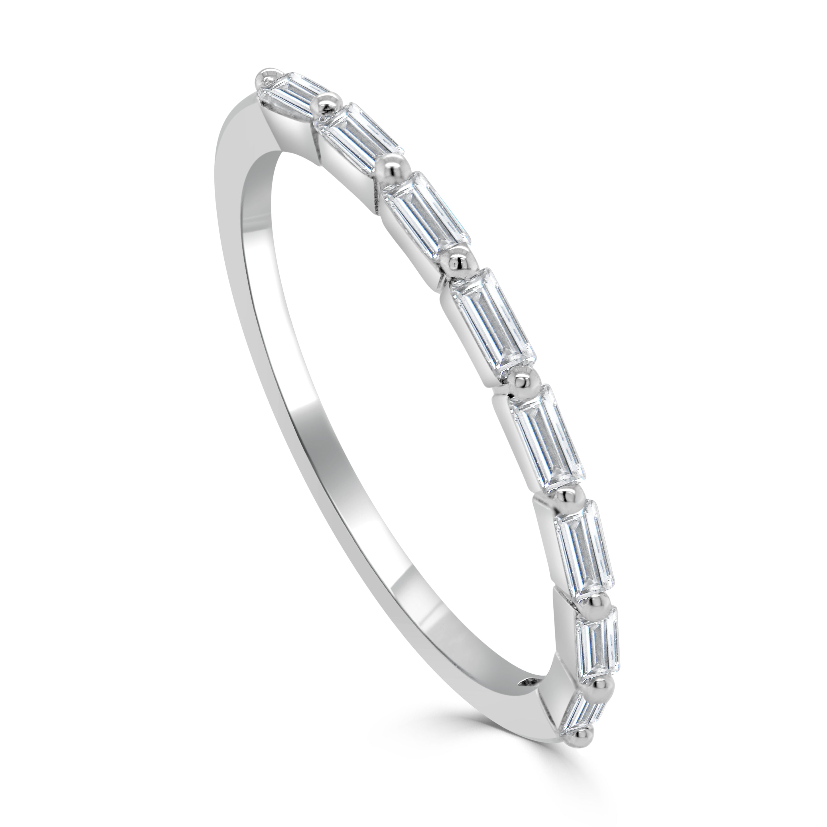 14k Gold & Baguette Diamond Ring - 0.28ct