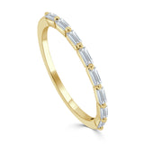 14k Gold & Baguette Diamond Ring - 0.28ct