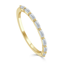 Load image into Gallery viewer, 14k Gold &amp; Baguette Diamond Ring