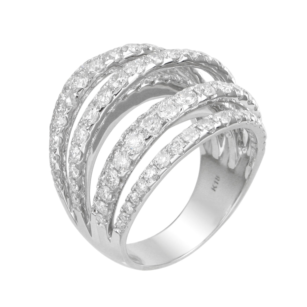 18k Gold & Diamond Cocktail Ring