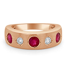 Load image into Gallery viewer, 14k Gold Diamond &amp; Ruby Ring