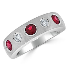 Load image into Gallery viewer, 14k Gold Diamond &amp; Ruby Ring