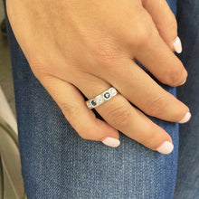Load image into Gallery viewer, 14k Gold Blue Sapphire &amp; Diamond Ring