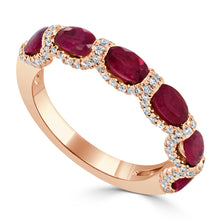 Load image into Gallery viewer, 14k Gold, Ruby &amp; Diamond Ring