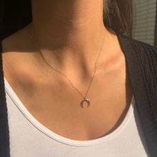 Load image into Gallery viewer, 14k Gold Crescent Moon Necklace