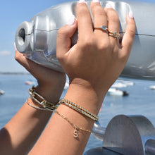 Load image into Gallery viewer, 14k Gold Solid Bead Stretch Bracelet
